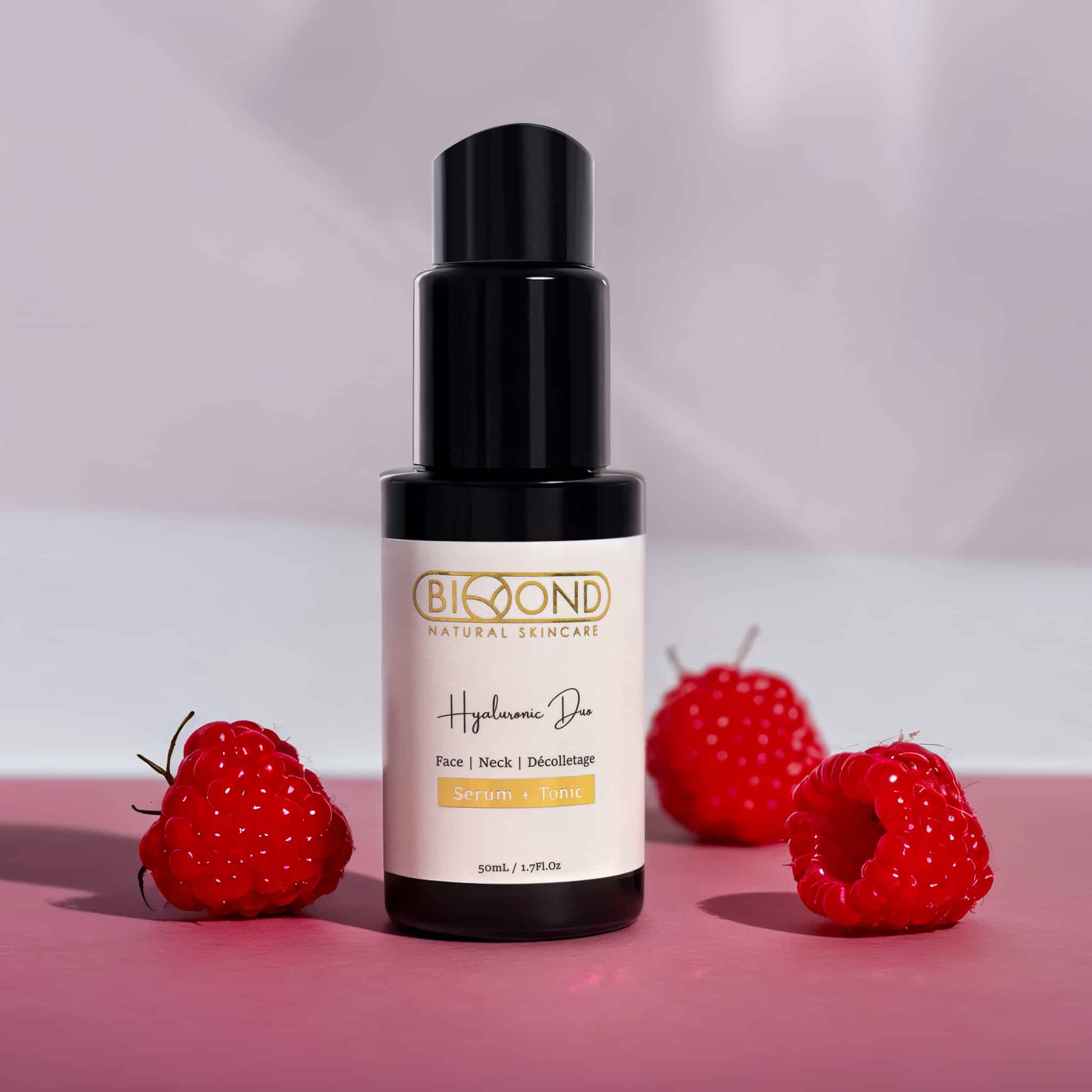 BIOYOND Hyaluronic Duo hydrating toner serum with raspberry and niacinamide